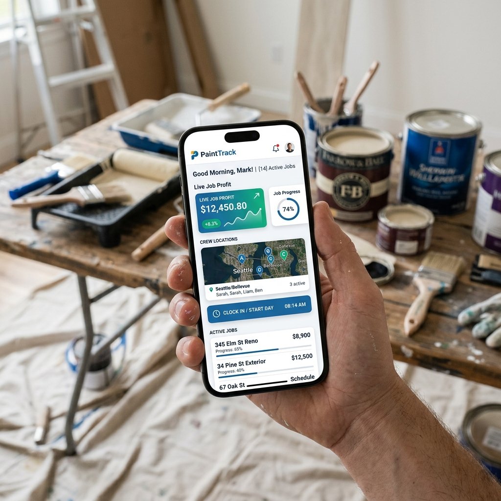 PaintTrack Mobile Dashboard